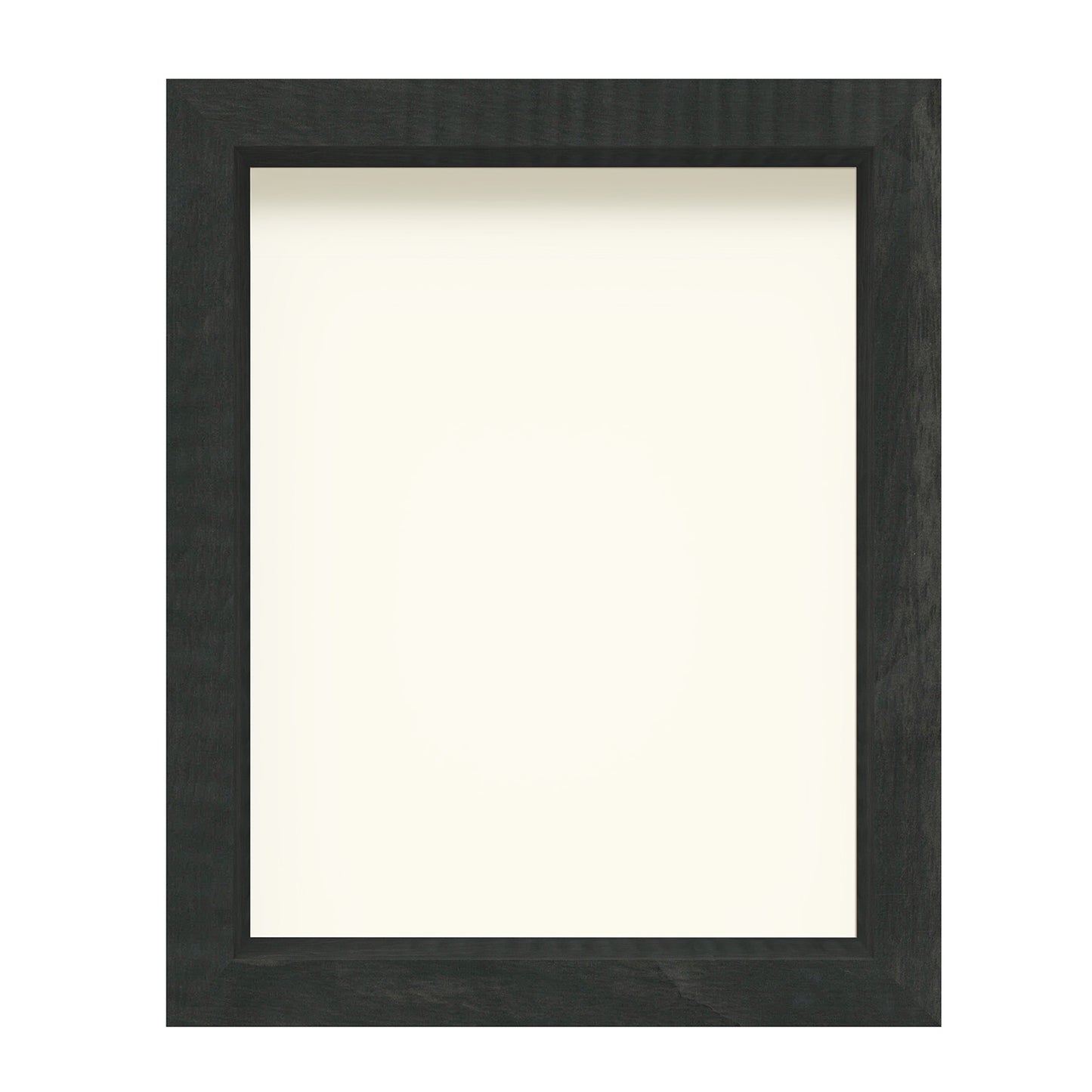 8" x 10" Black Driftwood Finish MDF Wood Shadow Box Frame