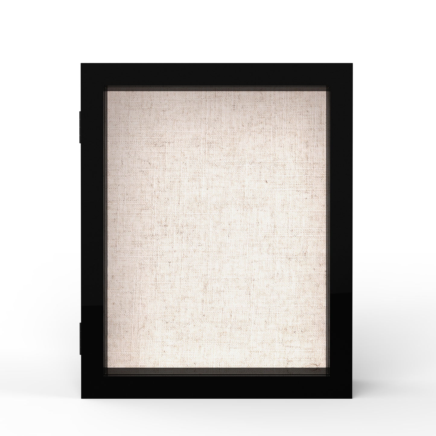 8" x 10" Black MDF Wood Linen Backboard Shadow Box Frame