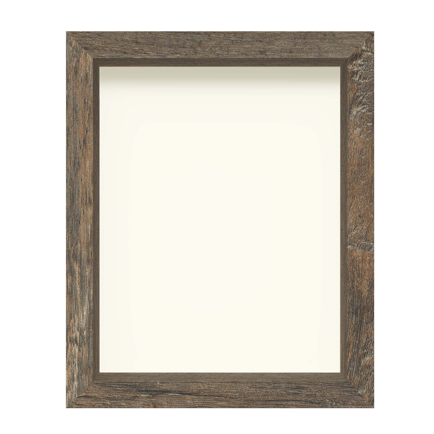 8" x 10" Brown Driftwood Finish MDF Wood Shadow Box Frame