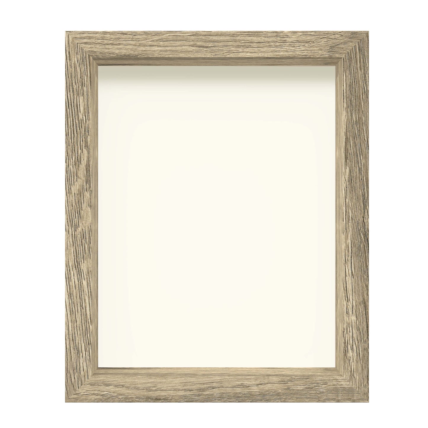 8" x 10" Natural Driftwood Finish MDF Wood Shadow Box Frame