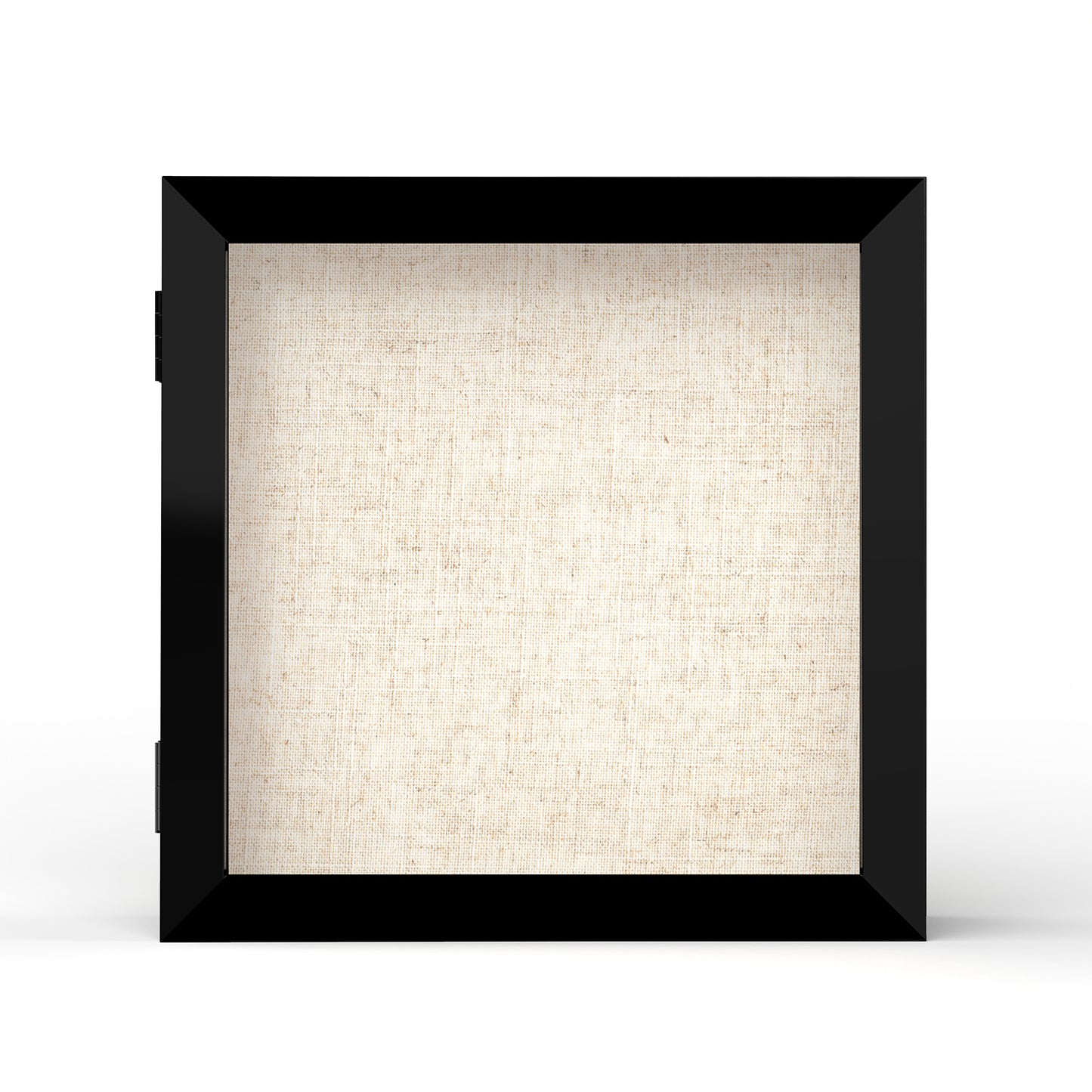 8" x 8" Black MDF Wood Linen Backboard Shadow Box Frame