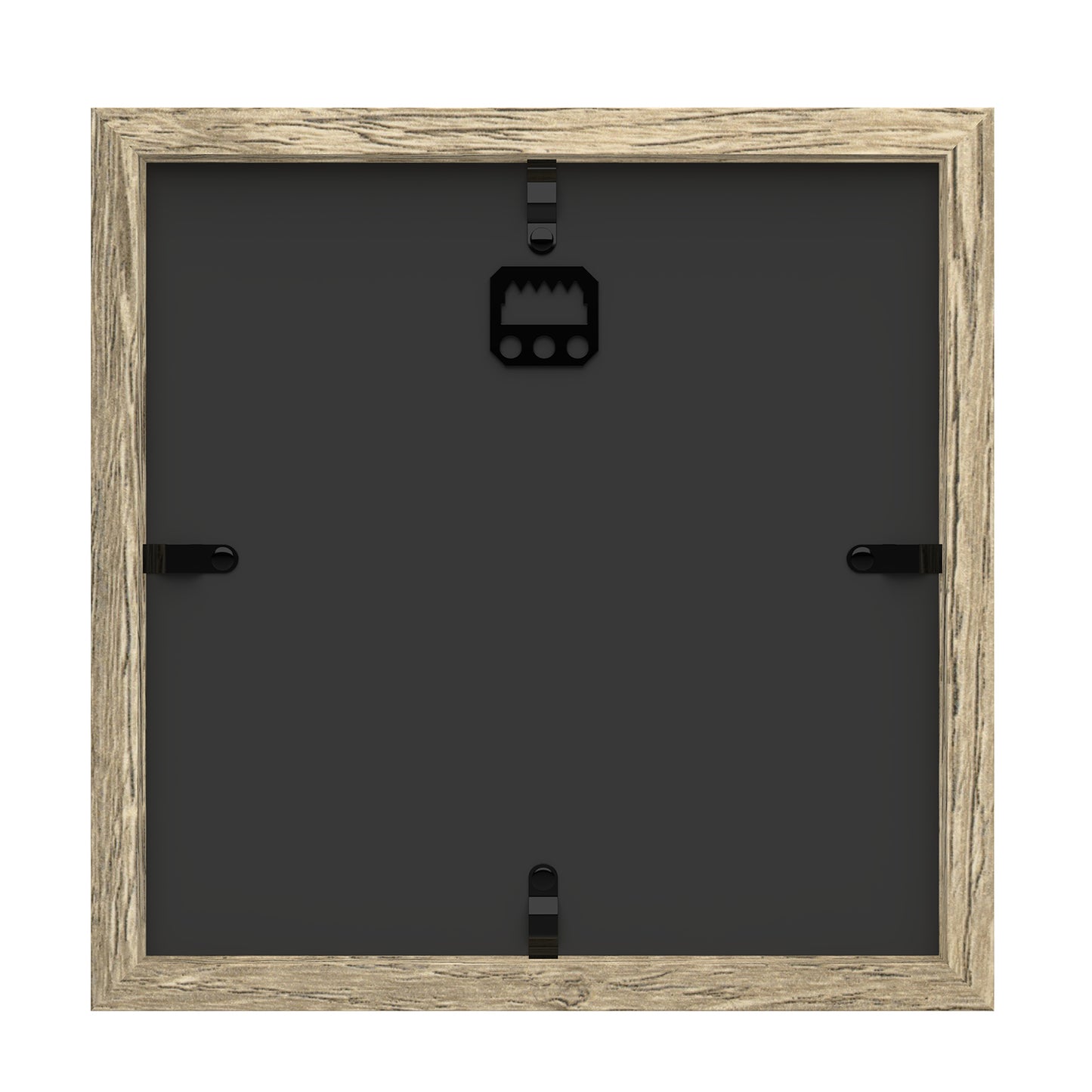 8" x 8" Natural Driftwood Finish MDF Wood Shadow Box Frame