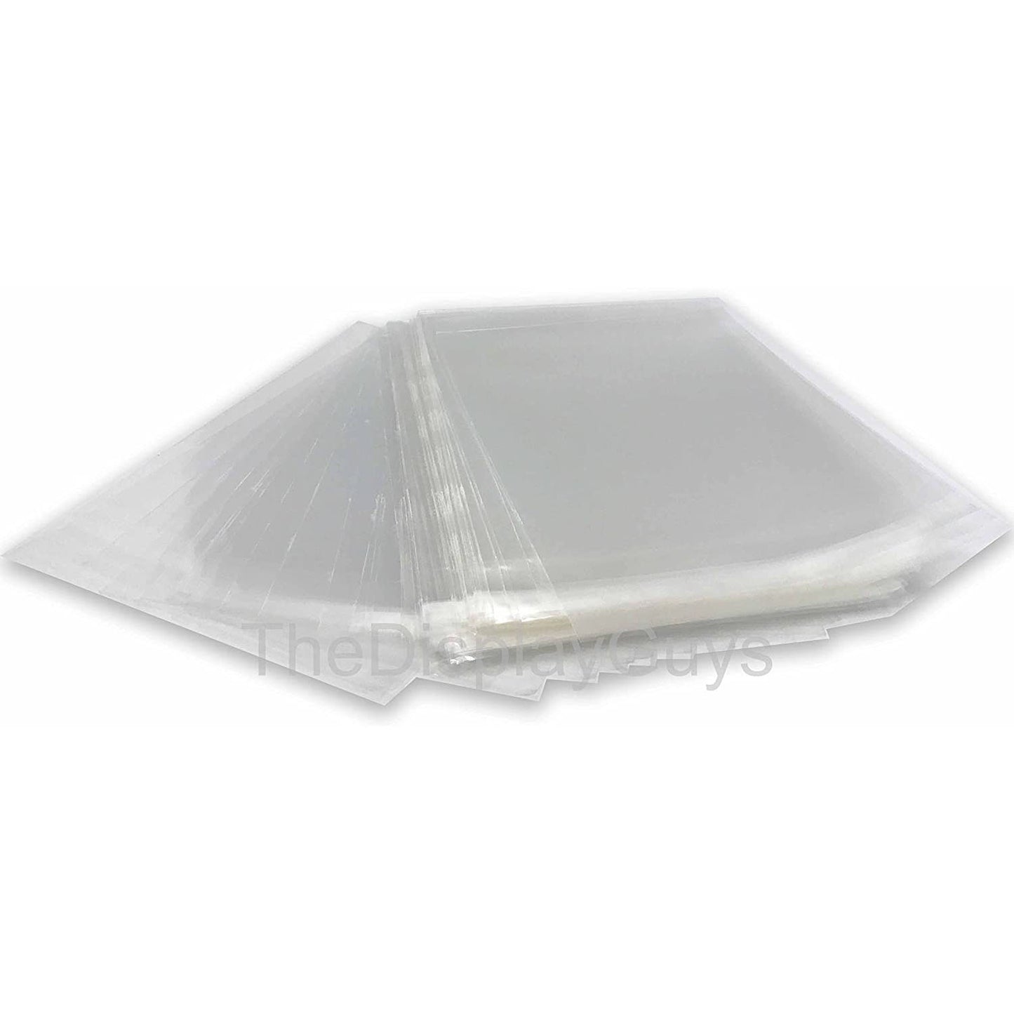 10 7/16” x 12 1/4" Clear Self Adhesive Plastic Bags for 10" x 12" Photos