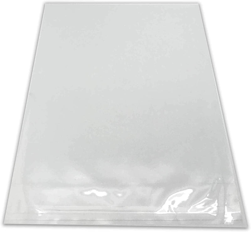 10 7/16” x 12 1/4" Clear Self Adhesive Plastic Bags for 10" x 12" Photos