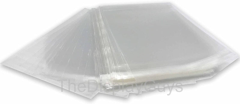 10 7/16" x 15 1/4" 25 Pack Clear Self Adhesive Plastic Bags for 10" x 15" Photos