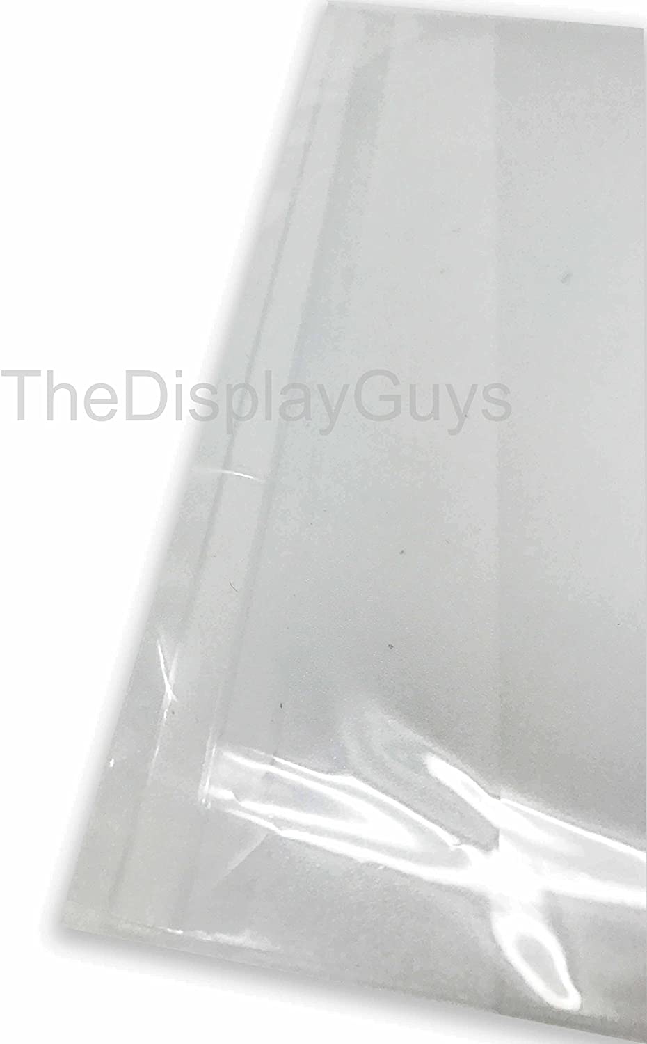 10 7/16" x 15 1/4" 25 Pack Clear Self Adhesive Plastic Bags for 10" x 15" Photos