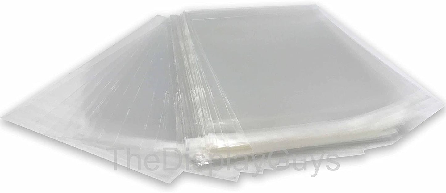 11 7/16" x 17 1/4" 25 Pack Clear Self Adhesive Plastic Bags for 11" x 17" Photos