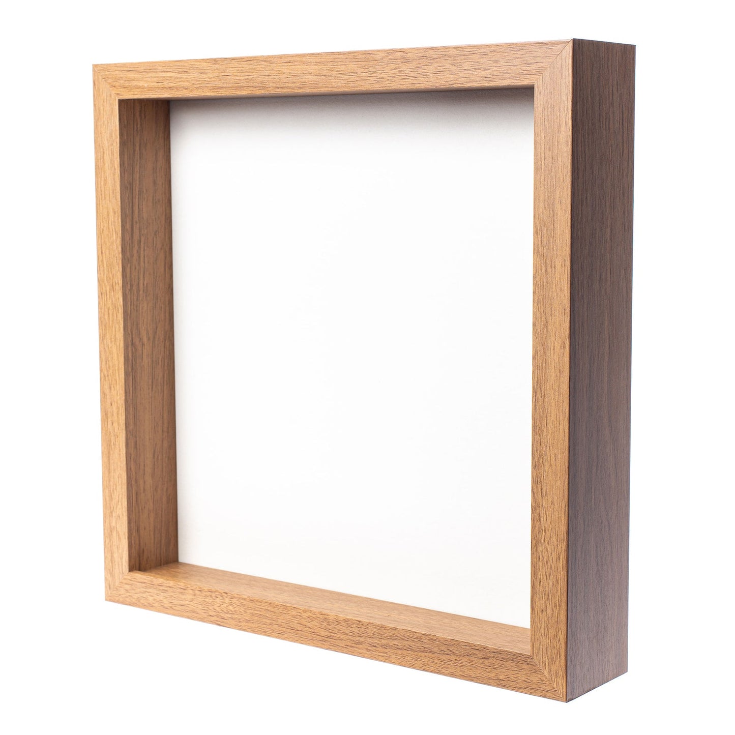 11" x 11” Light Oak Wood Shadow Box Frame