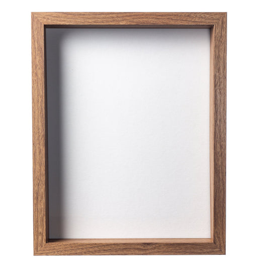 11" x 14” Light Oak MDF Wood Shadow Box Frame