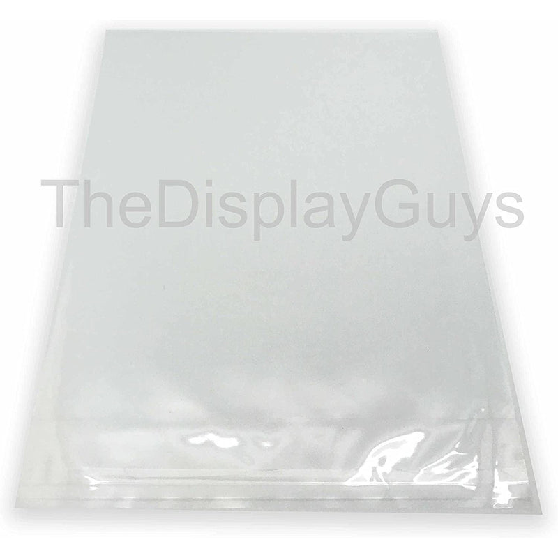 12 7/16" x 16 1/4" Clear Self Adhesive Plastic Bags for 12" x 16" Photos