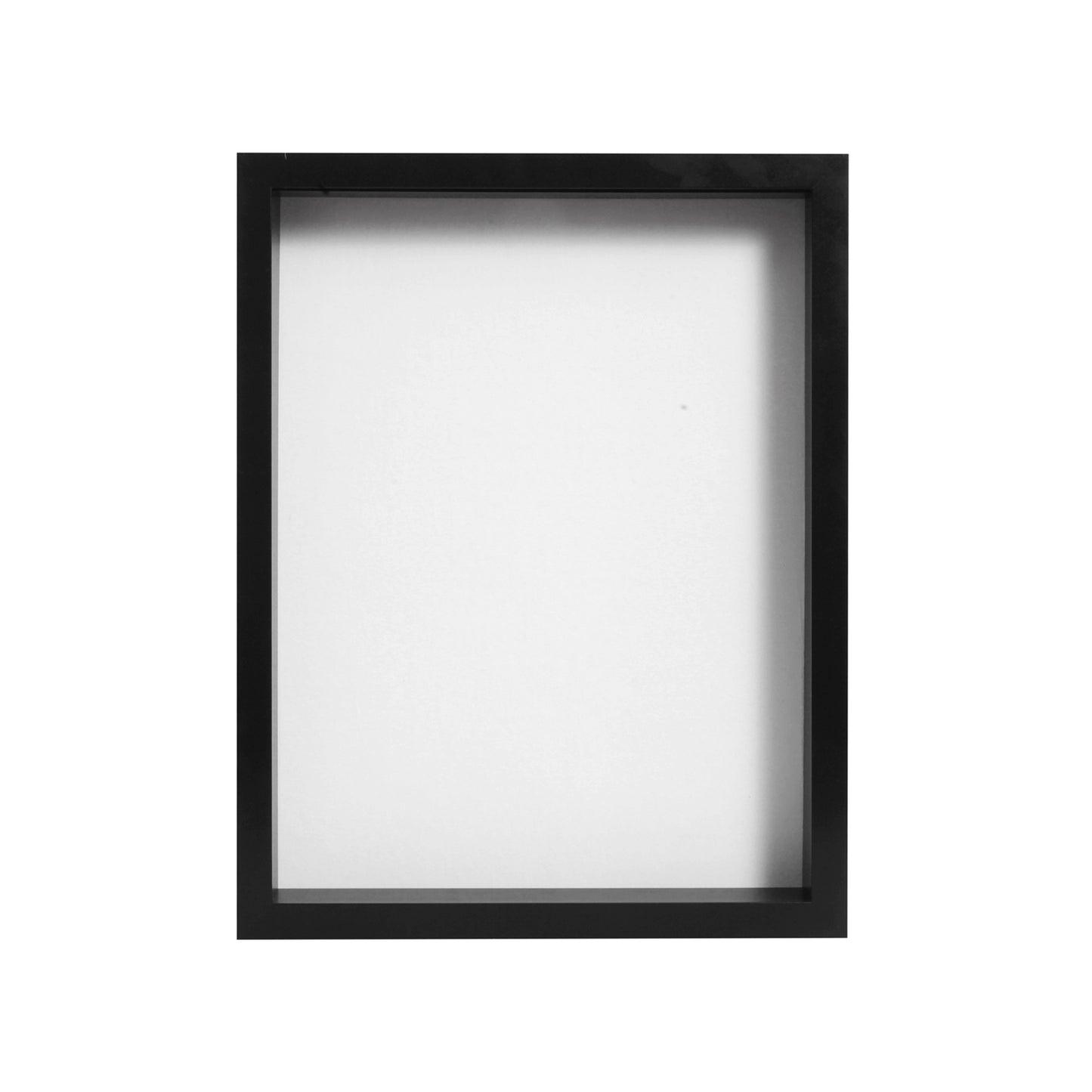12" x 16” Black MDF Wood Shadow Box Frame