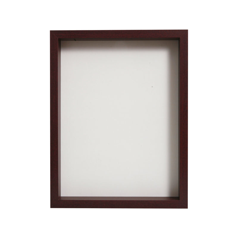12" x 16” Mahogany MDF Wood Shadow Box Frame