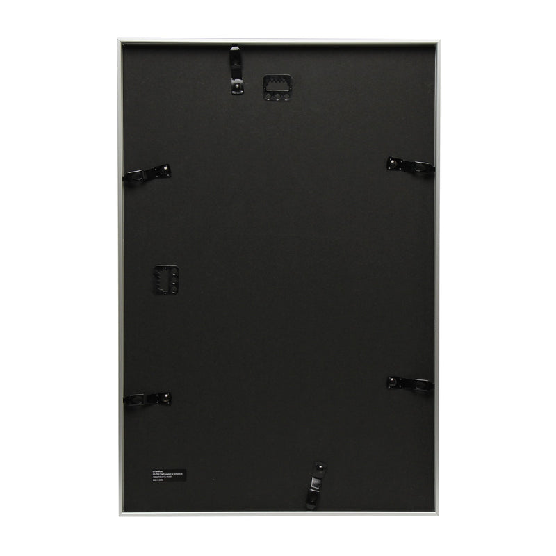 12" x 18" Deluxe Silver Aluminum Contemporary Picture Frame, 11" x 17" Matted