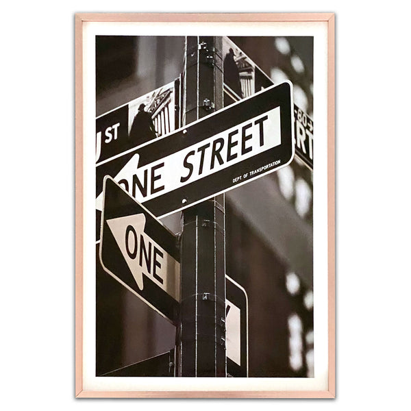 12" x 18" Rose Gold Aluminum Picture Frame with Tempered Glass, 11" x 17" Matted
