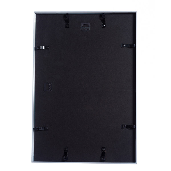 13" x 19" Deluxe Silver Aluminum Contemporary Picture Frame, 11" x 17" Matted
