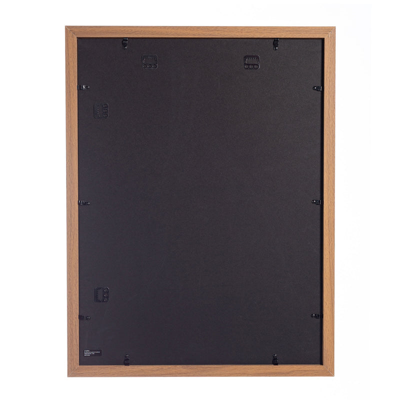 18" x 24" Light Oak Wood 2-Pack Back-Loading Poster Frames