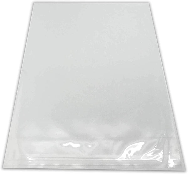 20 7/16" x 24 1/4" 25 Pack Clear Self Adhesive Plastic Bags for 20" x 24" Photos