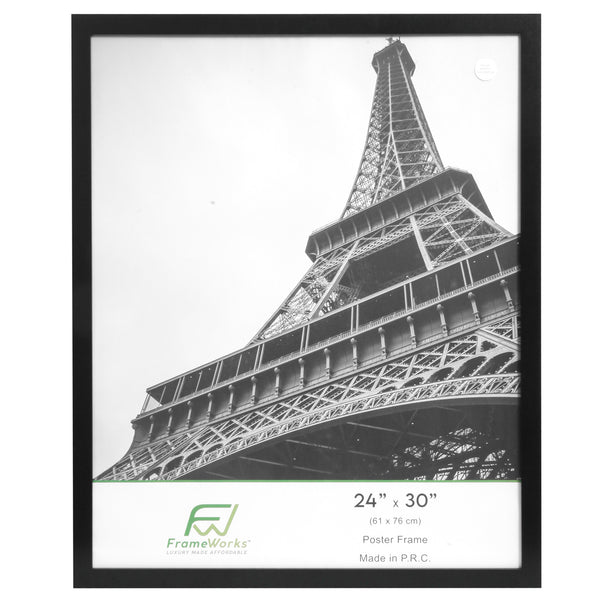 Black Wood 24x30 Picture Frame 24 x 30 Frame Photo Poster