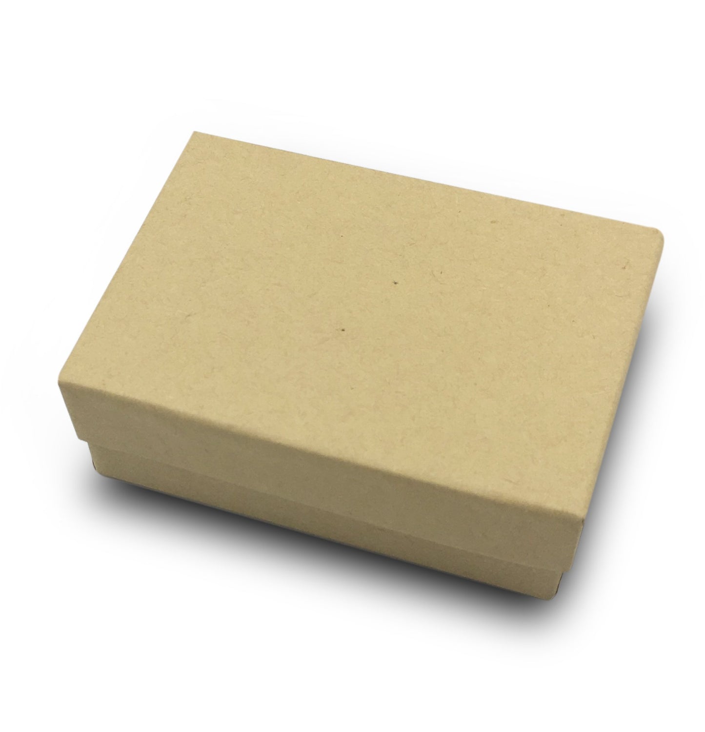 3 1/4" x 2 1/4"x 1" Kraft Cotton Filled Paper Box