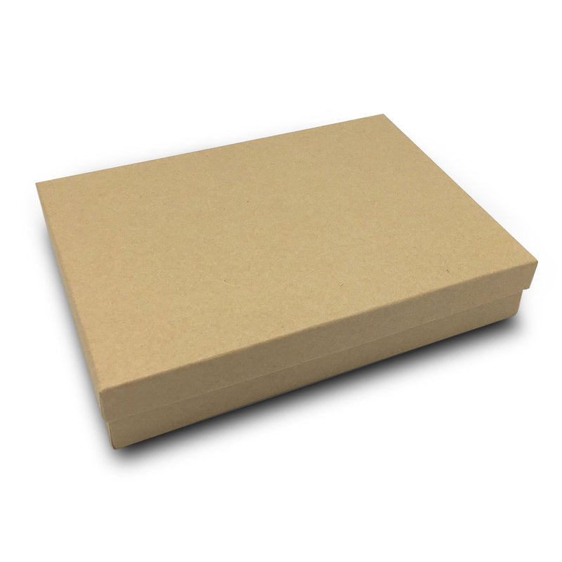 7 1/8" x 5 1/8" x 1 1/8"H Kraft Cotton Box