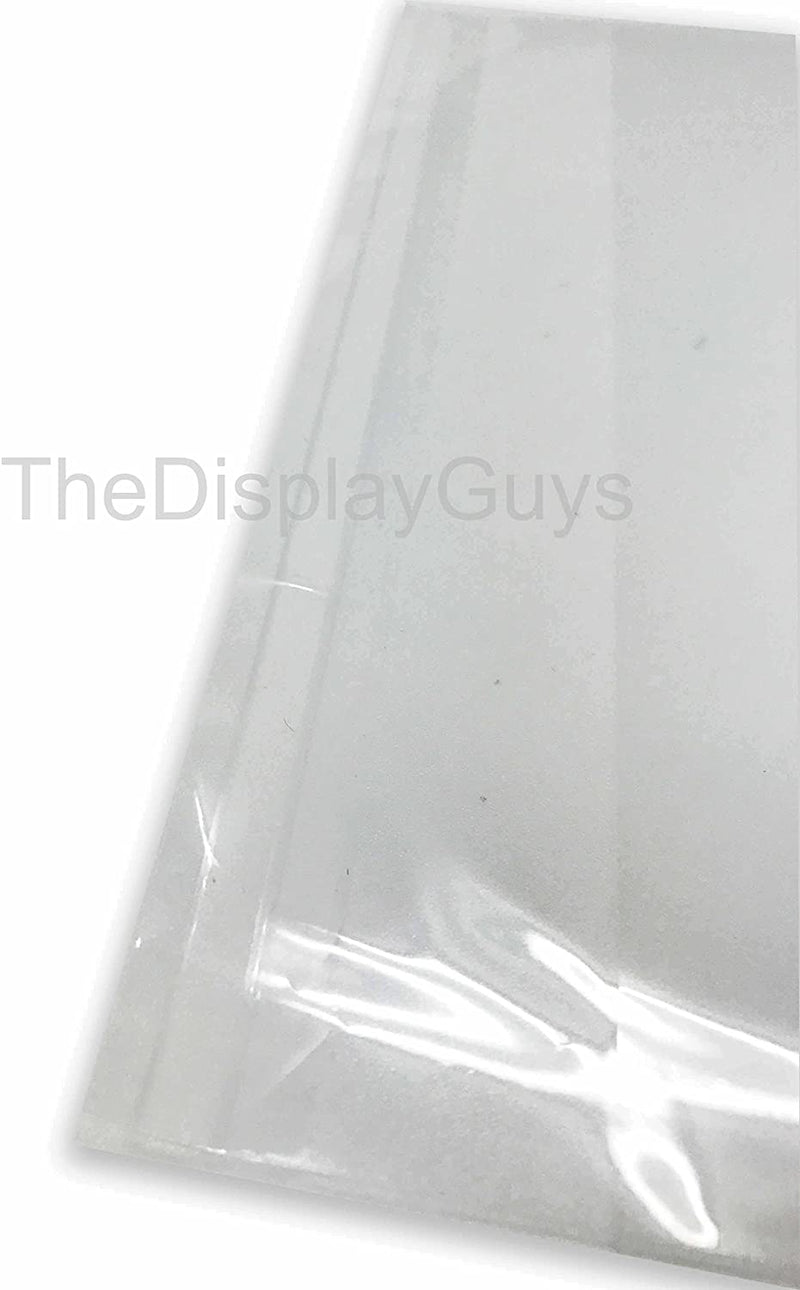 8 7/16" x 12 1/4" 100 Pack Clear Self Adhesive Plastic Bags for 8" x 12" Photos