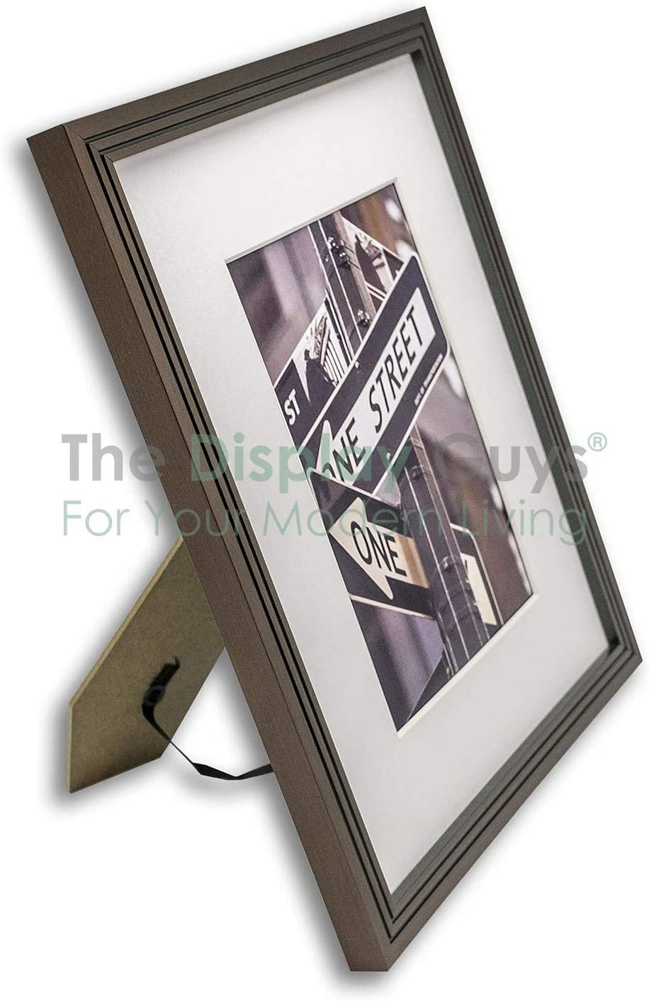 8" x 10" Bronze Art Deco 8 Pack Picture Frames, 5" x 7" Matted