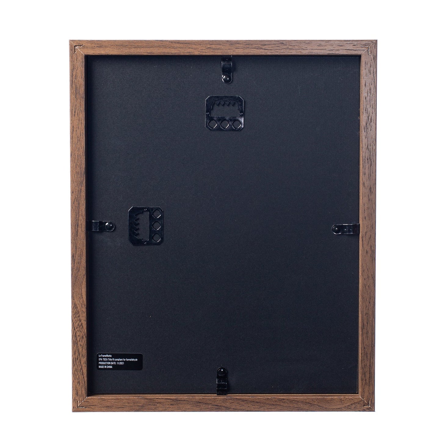 8” x 10” Dark Oak Wood Shadow Box Frame