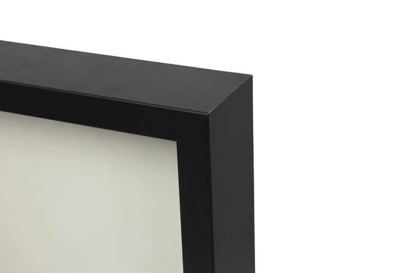 11" x 14” Black Wood Shadow Box Frame