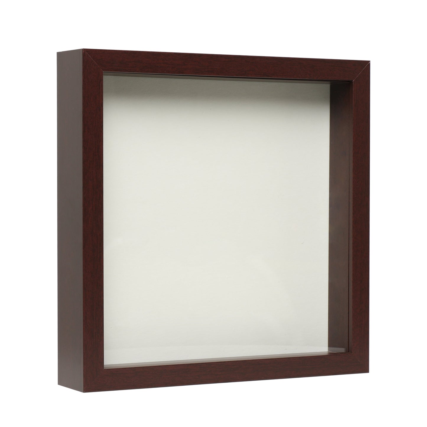 11" x 11” Mahogany Wood Shadow Box Frame