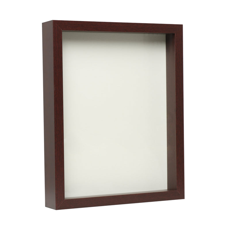 8” x 10” Mahogany Wood Shadow Box Frame